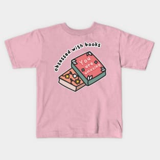 obsessed with books Kids T-Shirt